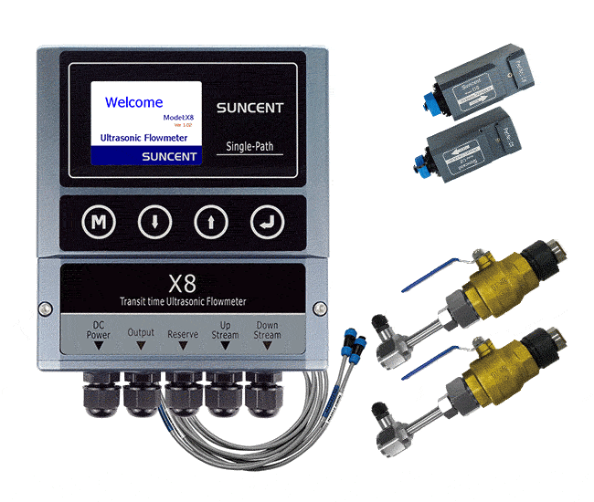 超聲波流量計(jì)X8插入式和外夾式傳感器 高精度超聲波流量計(jì)X8傳感器